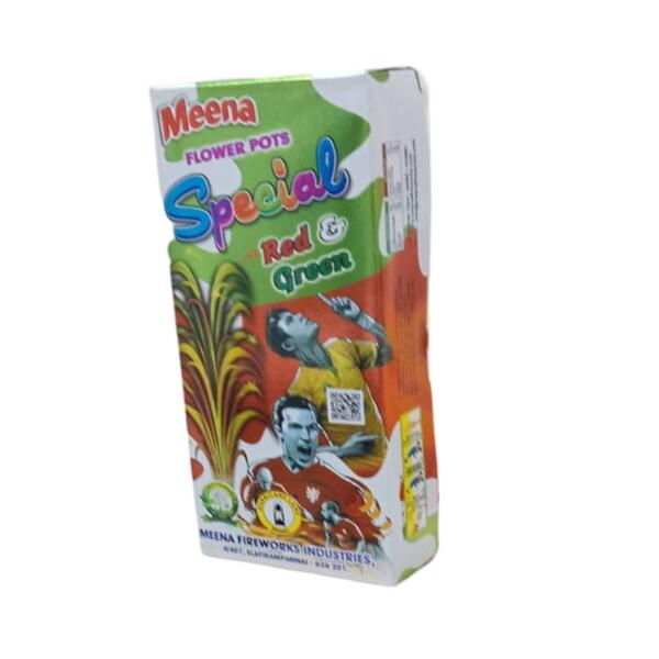 FLOWERPOT RED & GREEN